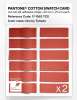 Product image 6 of the product “PANTONE® COTTON SWATCH CARD 17-1563 TCX Cherry Tomato ”