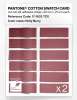 Product image 6 of the product “PANTONE® COTTON SWATCH CARD 17-1633 TCX Holly Berry ”
