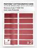 Product image 6 of the product “PANTONE® COTTON SWATCH CARD 17-1654 TCX Poinsettia ”