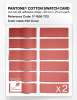 Product image 6 of the product “PANTONE® COTTON SWATCH CARD 17-1656 TCX Hot Coral ”