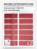 Product image 6 of the product “PANTONE® COTTON SWATCH CARD 17-1663 TCX Bittersweet ”
