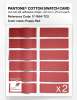 Product image 6 of the product “PANTONE® COTTON SWATCH CARD 17-1664 TCX Poppy Red ”