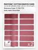 Product image 6 of the product “PANTONE® COTTON SWATCH CARD 17-1740 TCX Claret Red ”