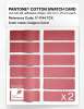 Product image 6 of the product “PANTONE® COTTON SWATCH CARD 17-1744 TCX Calypso Coral ”