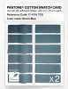 Product image 6 of the product “PANTONE® COTTON SWATCH CARD 17-4716 TCX Storm Blue ”
