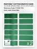 Product image 6 of the product “PANTONE® COTTON SWATCH CARD 17-6154 TCX Green Bee ”