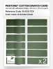 Product image 6 of the product “PANTONE® COTTON SWATCH CARD 18-0125 TCX Artichoke Green ”