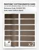 Product image 6 of the product “PANTONE® COTTON SWATCH CARD 18-0930 TCX Coffee Liqueúr ”