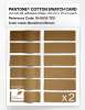 Product image 6 of the product “PANTONE® COTTON SWATCH CARD 18-0935 TCX Buckthorn Brown ”