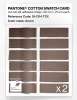 Product image 6 of the product “PANTONE® COTTON SWATCH CARD 18-1314 TCX Acorn ”