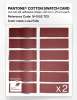 Product image 6 of the product “PANTONE® COTTON SWATCH CARD 18-1552 TCX Lava Falls ”