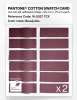 Product image 6 of the product “PANTONE® COTTON SWATCH CARD 18-2027 TCX Beaujolais ”
