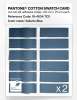 Product image 6 of the product “PANTONE® COTTON SWATCH CARD 18-4034 TCX Vallarta Blue ”