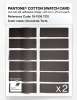 Product image 6 of the product “PANTONE® COTTON SWATCH CARD 19-1109 TCX Chocolate Torte ”