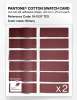 Product image 6 of the product “PANTONE® COTTON SWATCH CARD 19-1537 TCX Winery ”