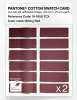 Product image 6 of the product “PANTONE® COTTON SWATCH CARD 19-1650 TCX Biking Red ”