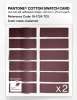Product image 6 of the product “PANTONE® COTTON SWATCH CARD 19-1724 TCX Cabernet ”
