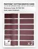 Product image 6 of the product “PANTONE® COTTON SWATCH CARD 19-1726 TCX Cordovan ”