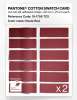 Product image 6 of the product “PANTONE® COTTON SWATCH CARD 19-1758 TCX Haute Red ”