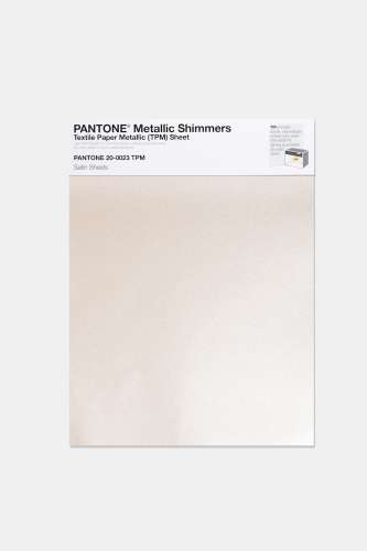 Artikelbild des Artikels “PANTONE® METALLIC SHIMMERS SHEET 20-0023 TPM Satin Sheets “