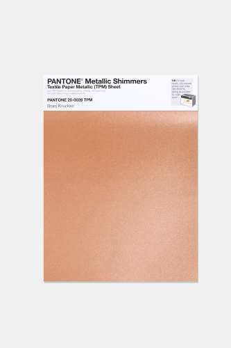 Artikelbild des Artikels “PANTONE® METALLIC SHIMMERS SHEET 20-0028 TPM Brass Knuckles “