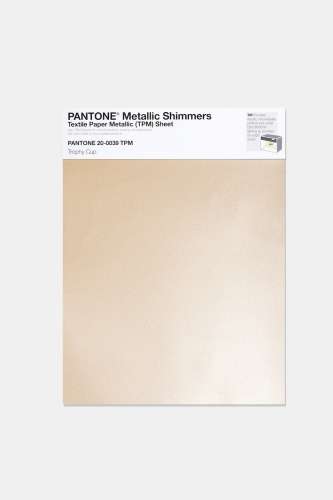 Artikelbild des Artikels “PANTONE® METALLIC SHIMMERS SHEET 20-0039 TPM Trophy Cup “