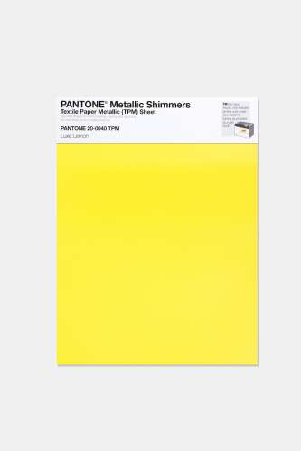 Artikelbild des Artikels “PANTONE® METALLIC SHIMMERS SHEET 20-0040 TPM Luxe Lemon “