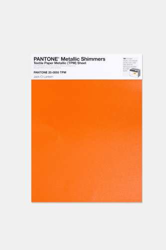 Artikelbild des Artikels “PANTONE® METALLIC SHIMMERS SHEET 20-0055 TPM Jack-O-Lantern “