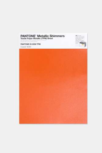Artikelbild des Artikels “PANTONE® METALLIC SHIMMERS SHEET 20-0058 TPM Copper Skillet “