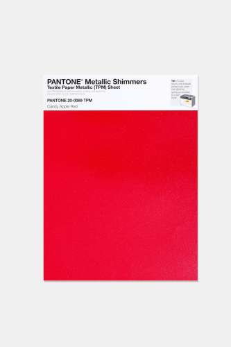 Artikelbild des Artikels “PANTONE® METALLIC SHIMMERS SHEET 20-0069 TPM Candy Apple Red “