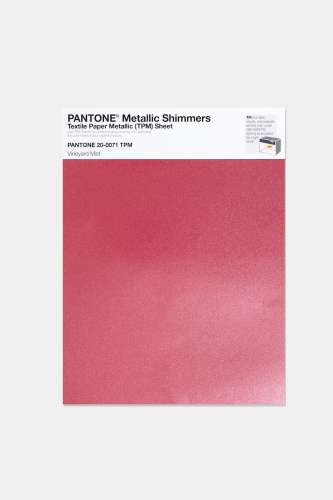 Artikelbild des Artikels “PANTONE® METALLIC SHIMMERS SHEET 20-0071 TPM Vineyard Mist “