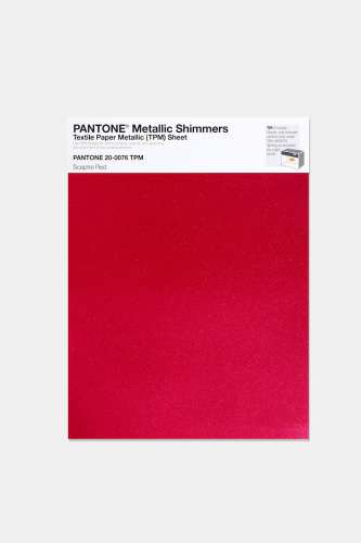 Artikelbild des Artikels “PANTONE® METALLIC SHIMMERS SHEET 20-0076 TPM Sceptre Red “