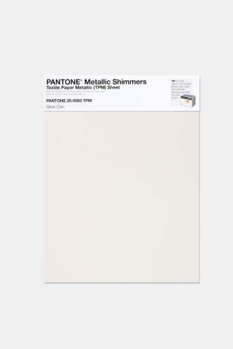 Artikelbild des Artikels “PANTONE® METALLIC SHIMMERS SHEET 20-0083 TPM Silver Coin “