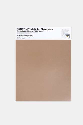 Artikelbild des Artikels “PANTONE® METALLIC SHIMMERS SHEET 20-0099 TPM Silk Tie Taupe “