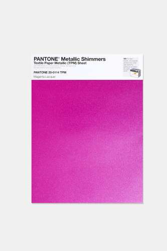 Artikelbild des Artikels “PANTONE® METALLIC SHIMMERS SHEET 20-0114 TPM Magenta Lacquer “