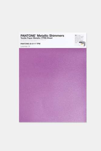 Artikelbild des Artikels “PANTONE® METALLIC SHIMMERS SHEET 20-0117 TPM Lavender Oil “