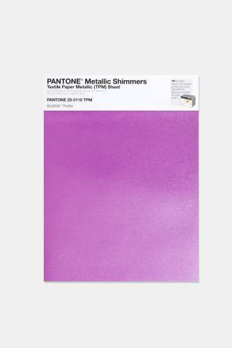 Artikelbild des Artikels “PANTONE® METALLIC SHIMMERS SHEET 20-0118 TPM Scottish Thistle “