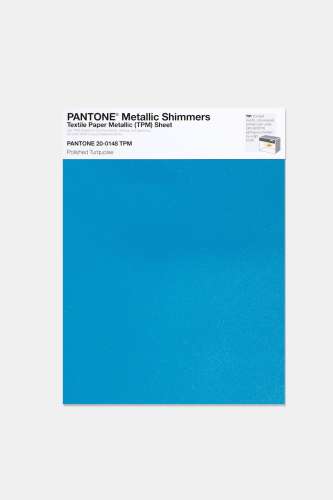 Artikelbild des Artikels “PANTONE® METALLIC SHIMMERS SHEET 20-0148 TPM Polished Turquoise “