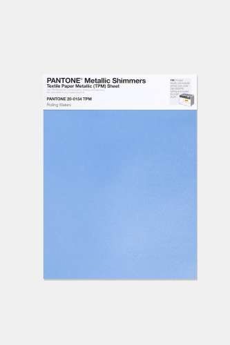 Artikelbild des Artikels “PANTONE® METALLIC SHIMMERS SHEET 20-0154 TPM Rolling Waters “