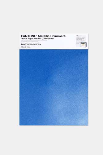 Artikelbild des Artikels “PANTONE® METALLIC SHIMMERS SHEET 20-0155 TPM Moody Blue “