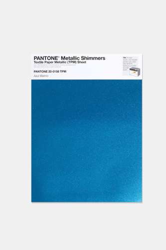Artikelbild des Artikels “PANTONE® METALLIC SHIMMERS SHEET 20-0158 TPM Azul Marino “