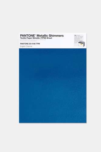Artikelbild des Artikels “PANTONE® METALLIC SHIMMERS SHEET 20-0160 TPM English Channel “