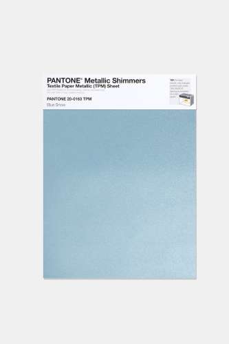 Artikelbild des Artikels “PANTONE® METALLIC SHIMMERS SHEET 20-0163 TPM Blue Snow “