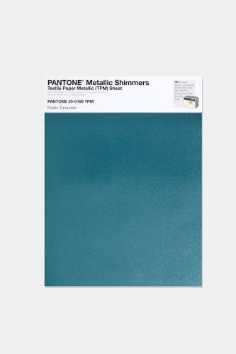 Artikelbild des Artikels “PANTONE® METALLIC SHIMMERS SHEET 20-0168 TPM Rustic Turquoise “