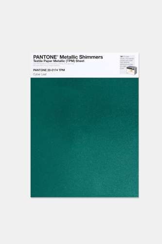 Artikelbild des Artikels “PANTONE® METALLIC SHIMMERS SHEET 20-0174 TPM Cyber Leaf “