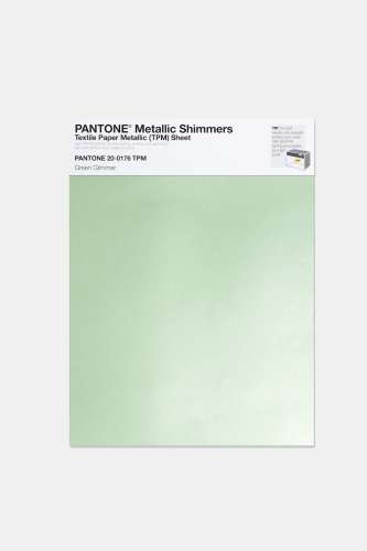 Artikelbild des Artikels “PANTONE® METALLIC SHIMMERS SHEET 20-0176 TPM Green Glimmer “