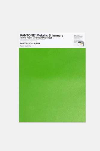 Artikelbild des Artikels “PANTONE® METALLIC SHIMMERS SHEET 20-0186 TPM Neon Nephrite “