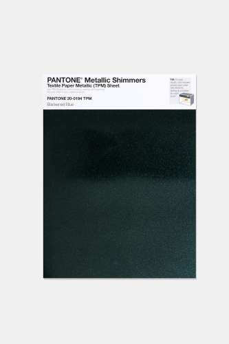 Artikelbild des Artikels “PANTONE® METALLIC SHIMMERS SHEET 20-0194 TPM Blackened Blue “