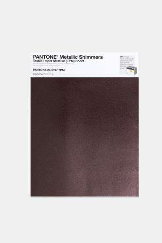 Artikelbild des Artikels “PANTONE® METALLIC SHIMMERS SHEET 20-0197 TPM Blackberry Syrup “