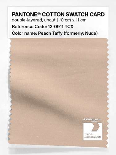 Product image of the product “PANTONE® COTTON SWATCH CARD 12-0911 TCX Nude ”